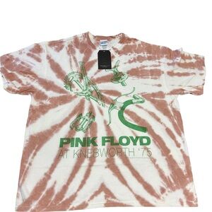 Junk Food Clothing Brown Tie-Dye Tee